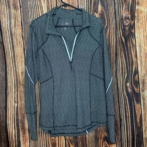 Tangerine 1/2 Zip long sleeve Jersey